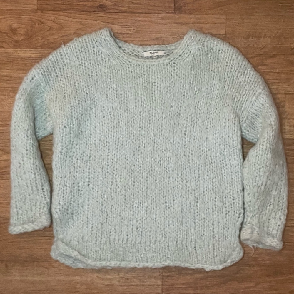 Madewell Mint Cloudloft Sweater